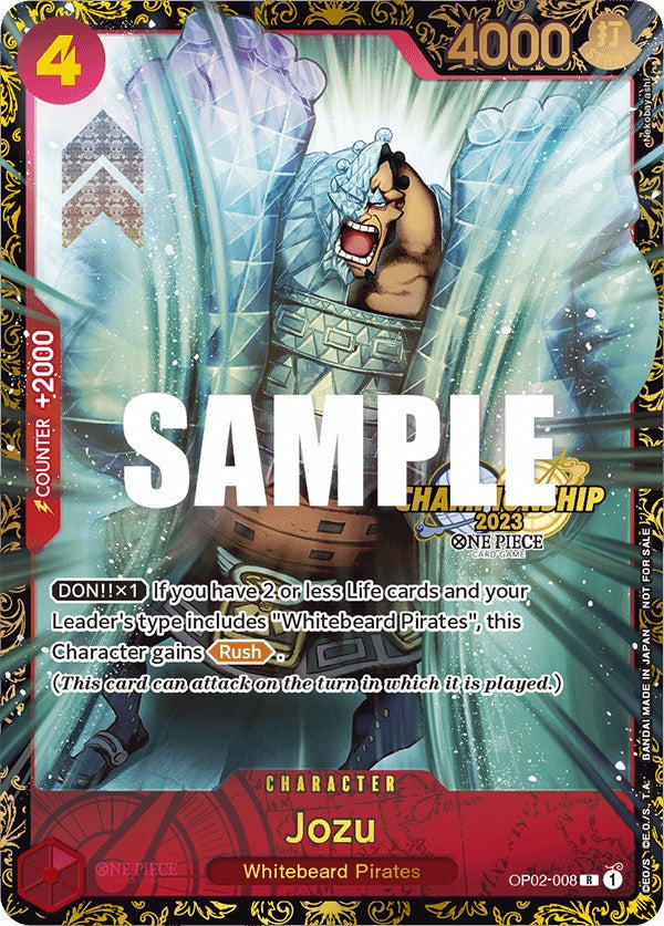 Jozu (Championship 2023) [One Piece Promotion Cards] | Event Horizon Hobbies CA