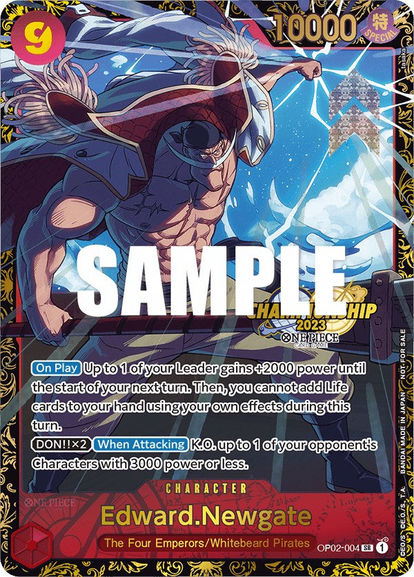 Edward.Newgate (Championship 2023) [One Piece Promotion Cards] | Event Horizon Hobbies CA