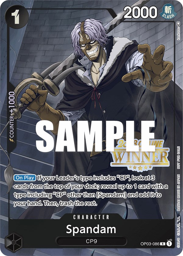 Spandam (Online Regional 2023) [Winner] [One Piece Promotion Cards] | Event Horizon Hobbies CA