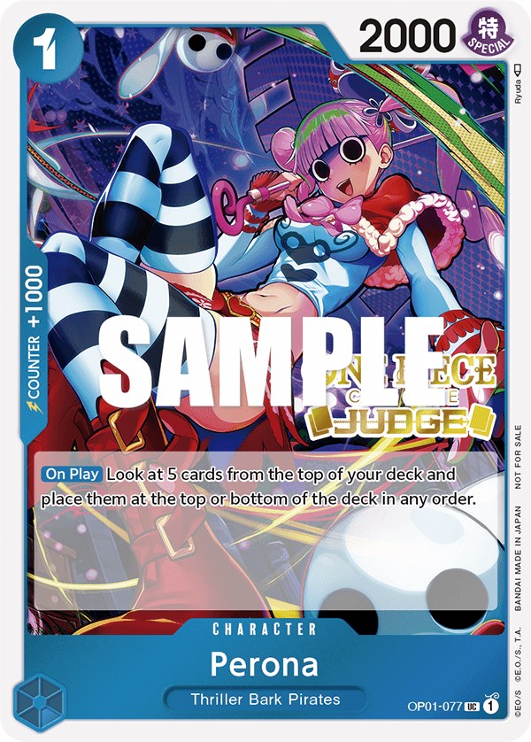 Perona (Judge Pack Vol. 2) [One Piece Promotion Cards] | Event Horizon Hobbies CA