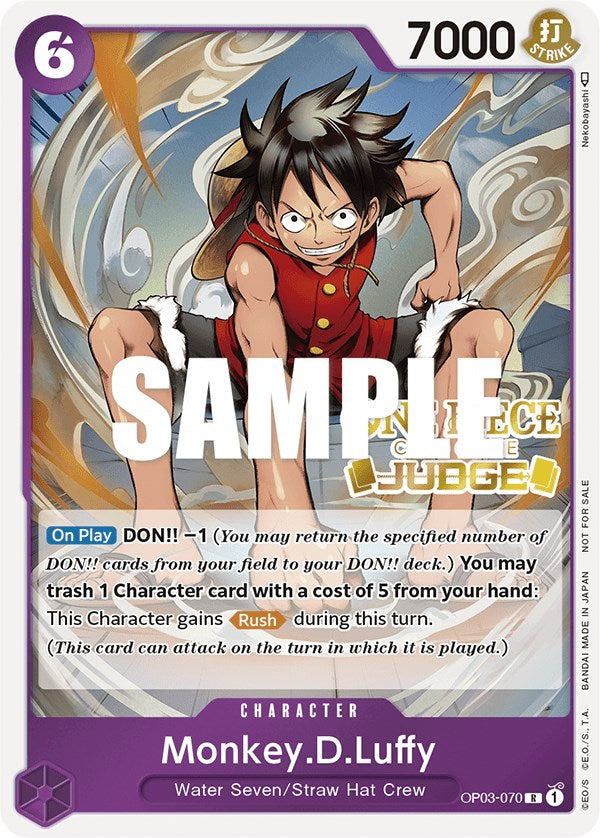 Monkey.D.Luffy (Judge Pack Vol. 2) [One Piece Promotion Cards] | Event Horizon Hobbies CA