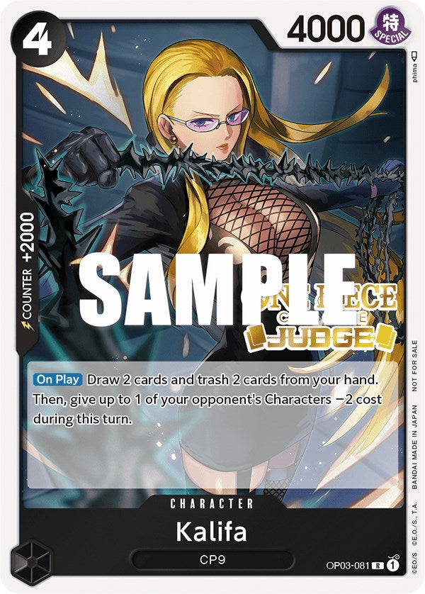 Kalifa (Judge Pack Vol. 2) [One Piece Promotion Cards] | Event Horizon Hobbies CA