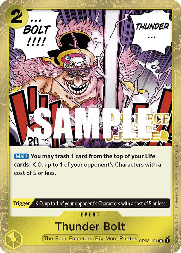 Thunder Bolt (Judge Pack Vol. 2) [One Piece Promotion Cards] | Event Horizon Hobbies CA