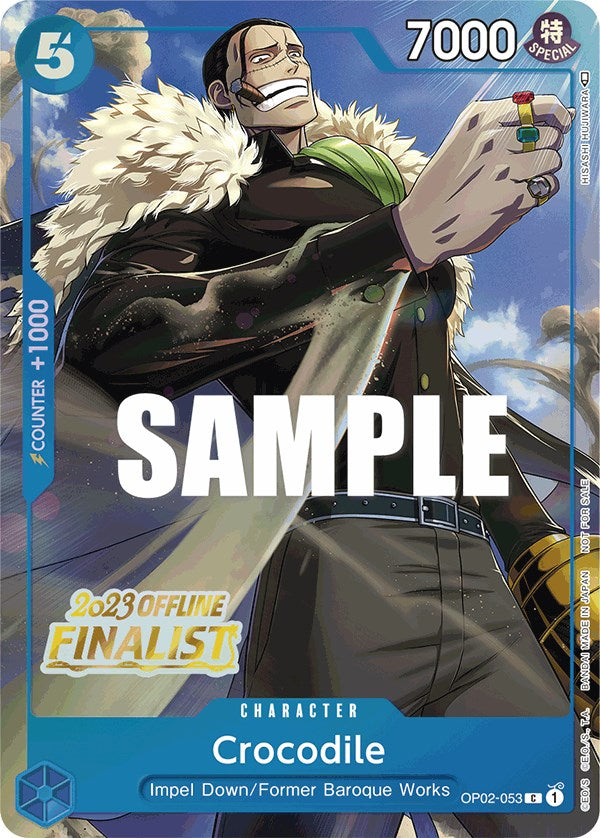 Crocodile (Offline Regional 2023) [Finalist] [One Piece Promotion Cards] | Event Horizon Hobbies CA