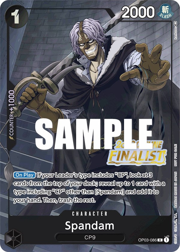 Spandam (Offline Regional 2023) [Finalist] [One Piece Promotion Cards] | Event Horizon Hobbies CA