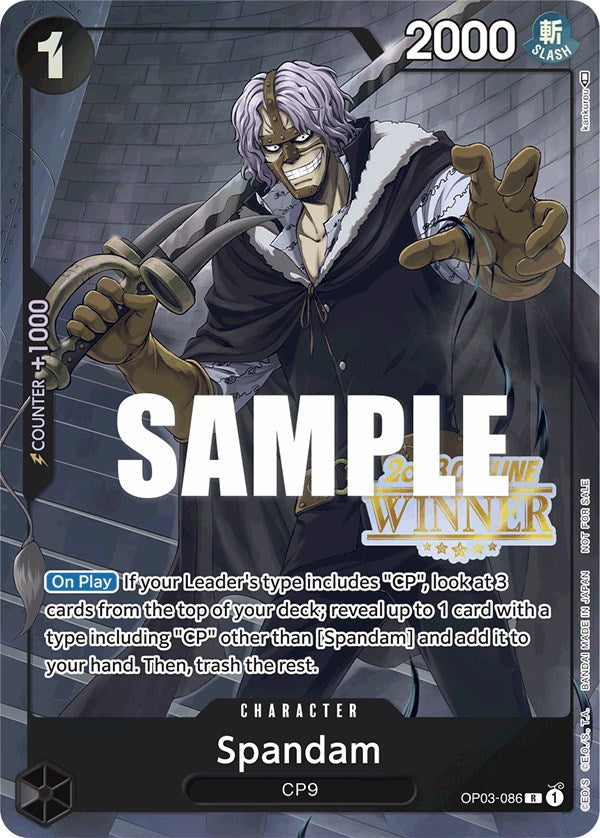 Spandam (Offline Regional 2023) [Winner] [One Piece Promotion Cards] | Event Horizon Hobbies CA