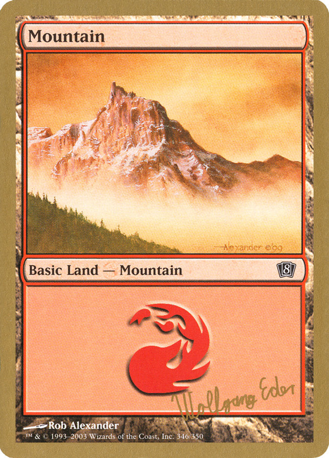 Mountain (we346) (Wolfgang Eder) [World Championship Decks 2003] | Event Horizon Hobbies CA