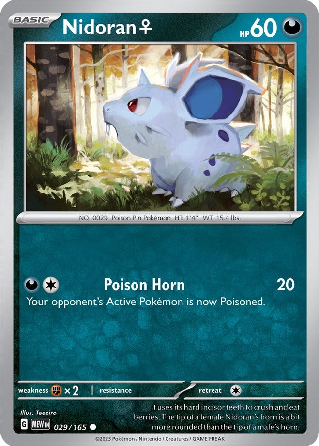 Nidoran F (029/165) [Scarlet & Violet: 151] | Event Horizon Hobbies CA