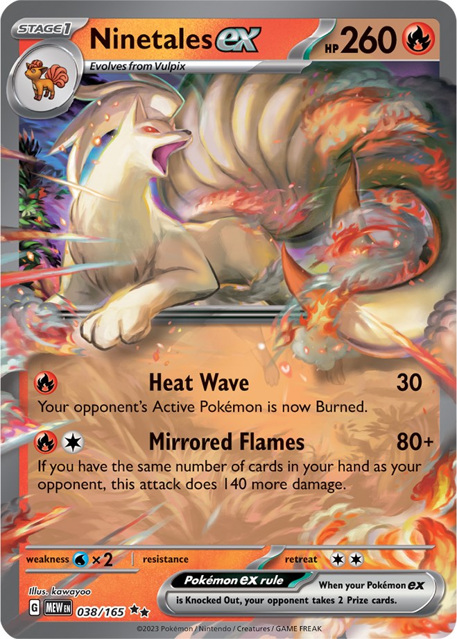 Ninetales ex (038/165) [Scarlet & Violet: 151] | Event Horizon Hobbies CA