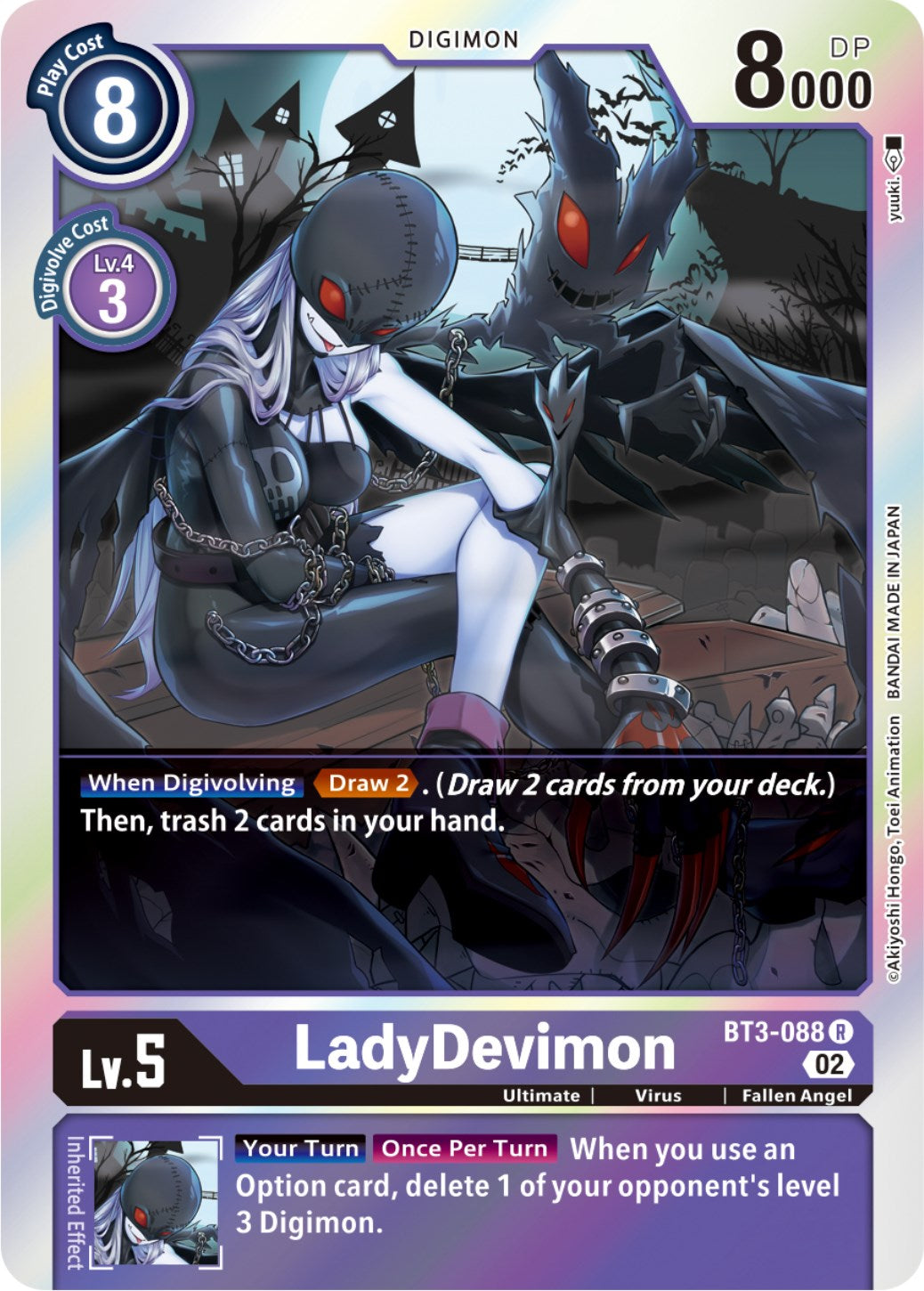 LadyDevimon [BT3-088] (Resurgence Booster Reprint) [Resurgence Booster] | Event Horizon Hobbies CA