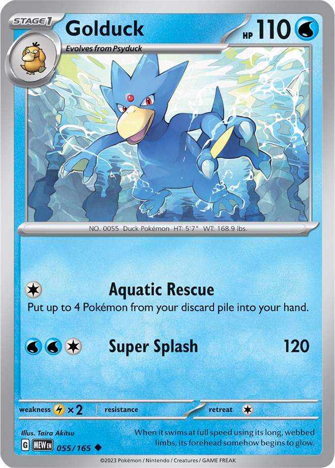 Golduck (055/165) [Scarlet & Violet: 151] | Event Horizon Hobbies CA