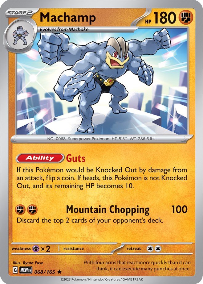 Machamp (068/165) [Scarlet & Violet: 151] | Event Horizon Hobbies CA