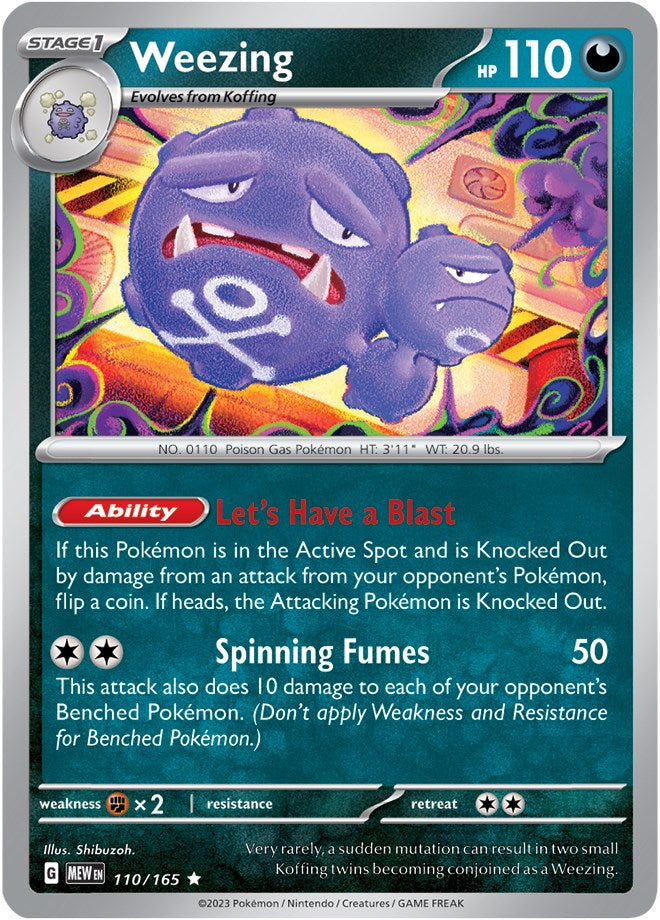 Weezing (110/165) [Scarlet & Violet: 151] | Event Horizon Hobbies CA