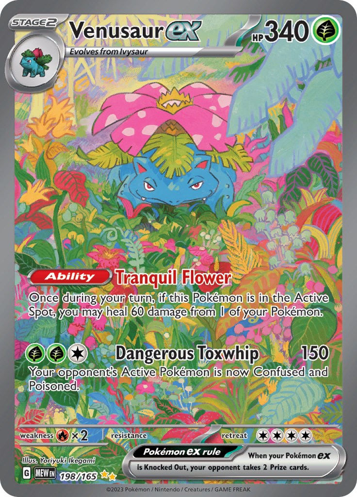 Venusaur ex (198/165) [Scarlet & Violet: 151] | Event Horizon Hobbies CA