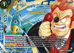 A Threat and an Order (Championship Z Extra Card Pack 2023) (Gold-Stamped) (P-547) [Tournament Promotion Cards] | Event Horizon Hobbies CA