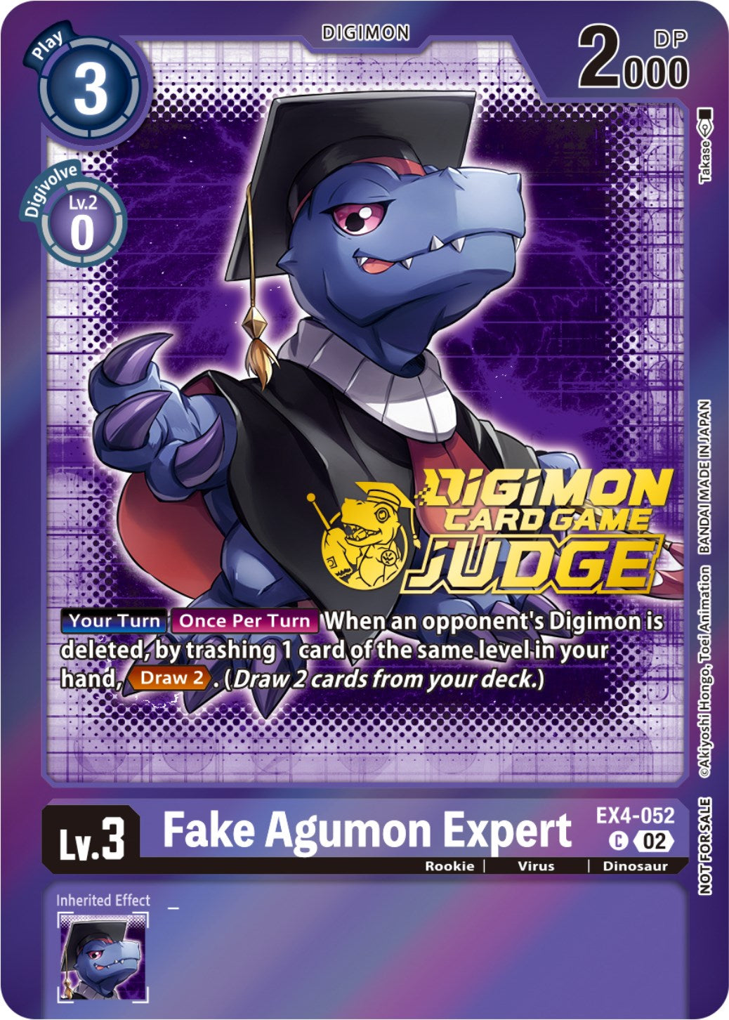 Fake Agumon Expert [EX4-052] (Judge Pack 4) [Alternative Being Booster Promos] | Event Horizon Hobbies CA