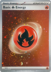 Basic Fire Energy (002) (Cosmos Holo) [Scarlet & Violet: Base Set] | Event Horizon Hobbies CA