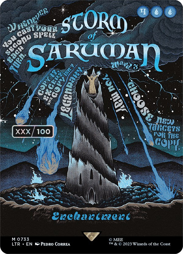 Storm of Saruman (Borderless Poster) (Serialized) [The Lord of the Rings: Tales of Middle-Earth] | Event Horizon Hobbies CA