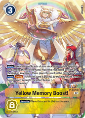 Yellow Memory Boost! [P-037] (Digimon Adventure Box 2) [Promotional Cards] | Event Horizon Hobbies CA