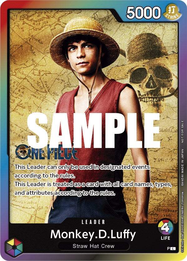 Monkey.D.Luffy (Leader Pack - Live Action) (Sealed Battle 2023 Vol. 1) [One Piece Promotion Cards] | Event Horizon Hobbies CA