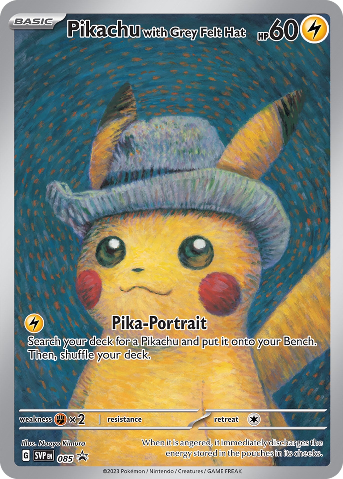 Pikachu with Grey Felt Hat (085) [Scarlet & Violet: Black Star Promos] | Event Horizon Hobbies CA