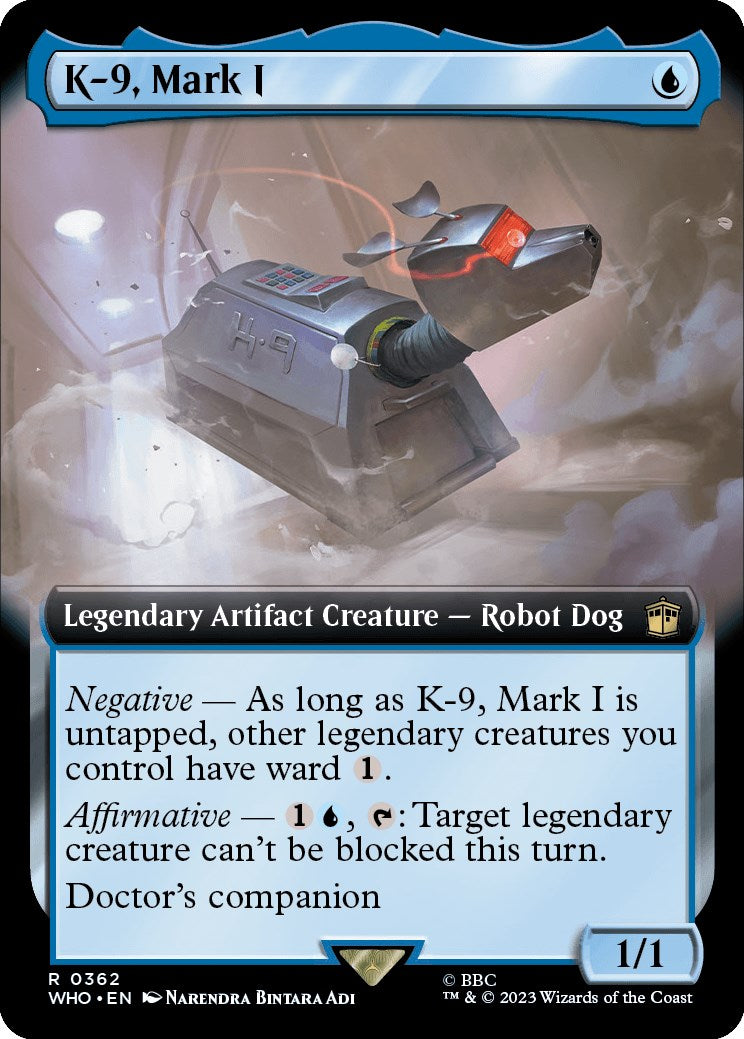 K-9, Mark I (Extended Art) [Doctor Who] | Event Horizon Hobbies CA