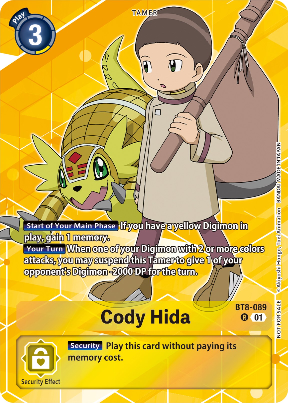 Cody Hida [BT8-089] (Tamer Party Pack -The Beginning-) [New Awakening] | Event Horizon Hobbies CA