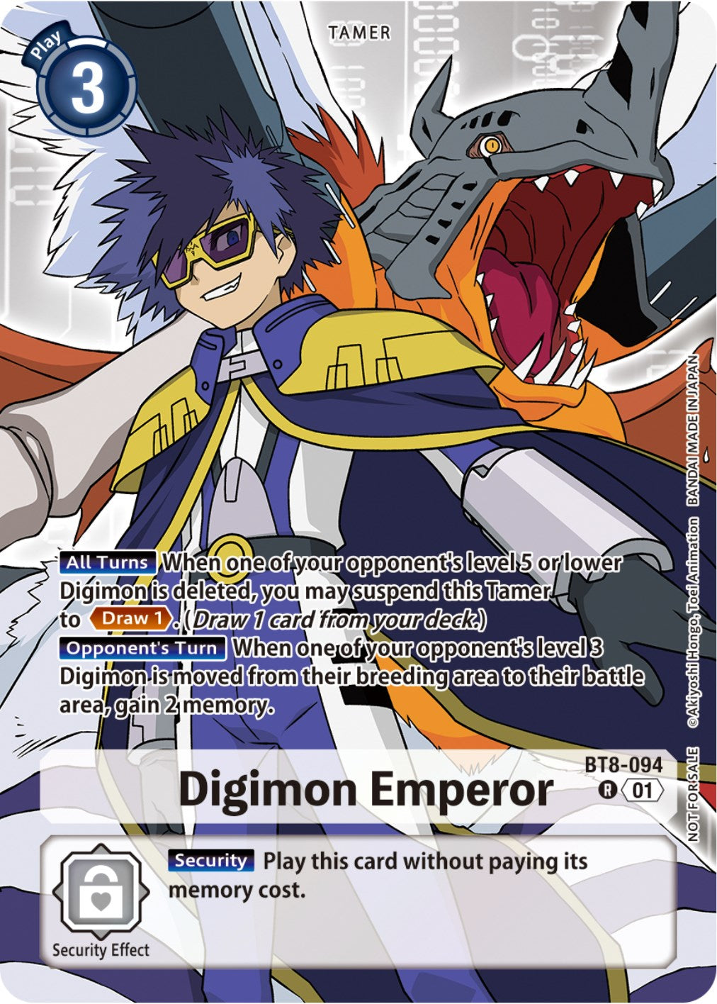 Digimon Emperor [BT8-094] (Tamer Party Pack -The Beginning-) [New Awakening] | Event Horizon Hobbies CA