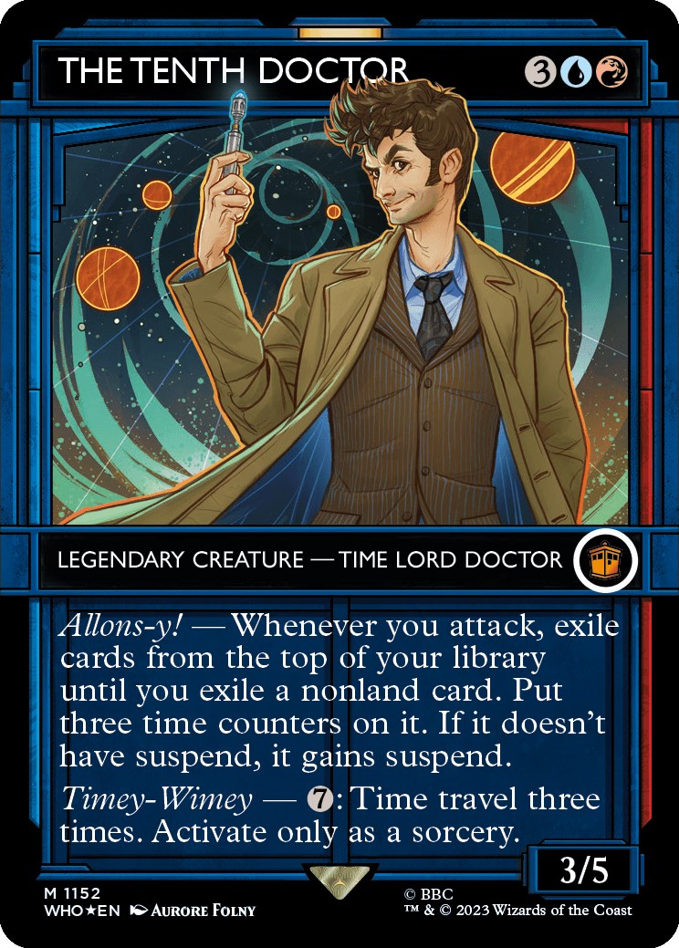 The Tenth Doctor (Showcase) (Surge Foil) [Doctor Who] | Event Horizon Hobbies CA