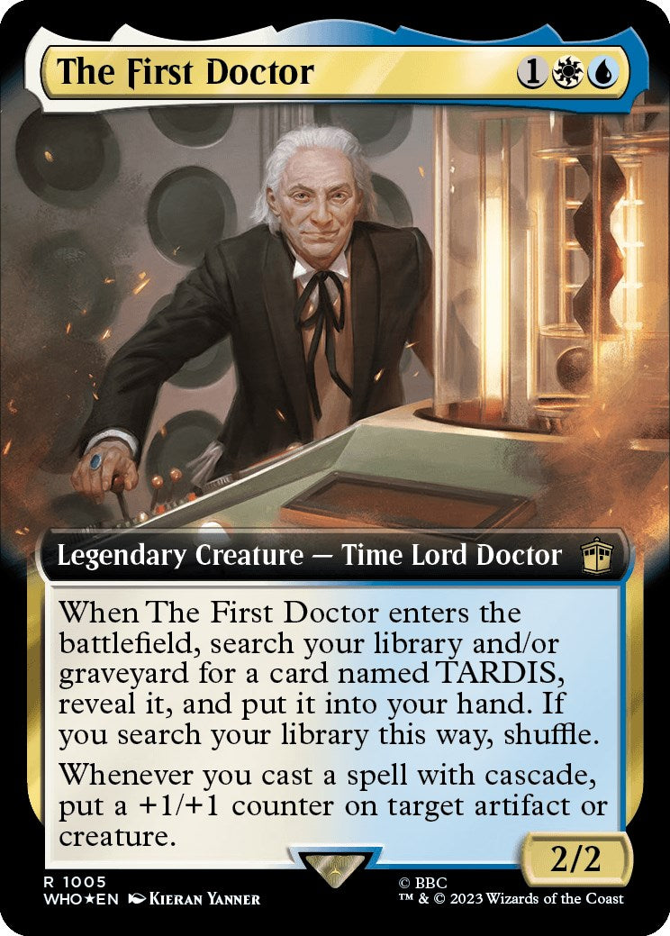 The First Doctor (Extended Art) (Surge Foil) [Doctor Who] | Event Horizon Hobbies CA