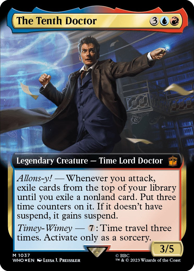 The Tenth Doctor (Extended Art) (Surge Foil) [Doctor Who] | Event Horizon Hobbies CA