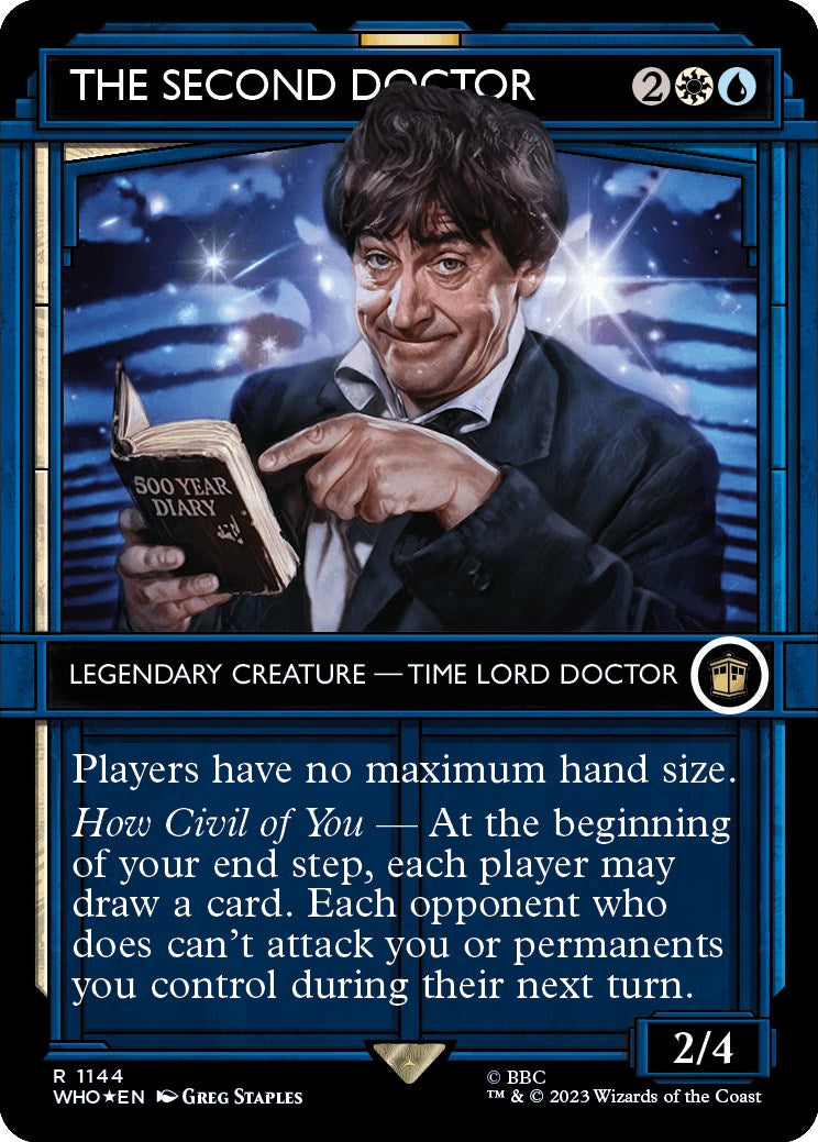 The Second Doctor (Showcase) (Surge Foil) [Doctor Who] | Event Horizon Hobbies CA