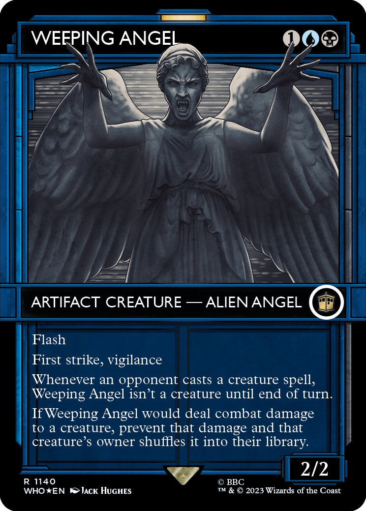 Weeping Angel (Showcase) (Surge Foil) [Doctor Who] | Event Horizon Hobbies CA