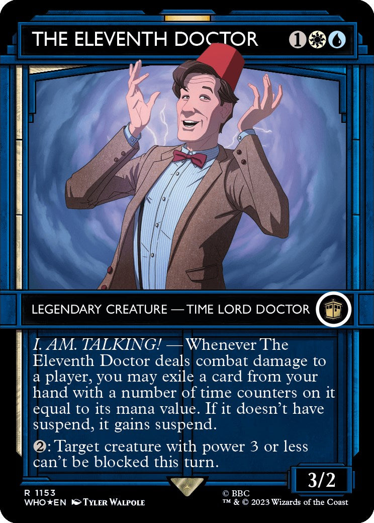 The Eleventh Doctor (Showcase) (Surge Foil) [Doctor Who] | Event Horizon Hobbies CA