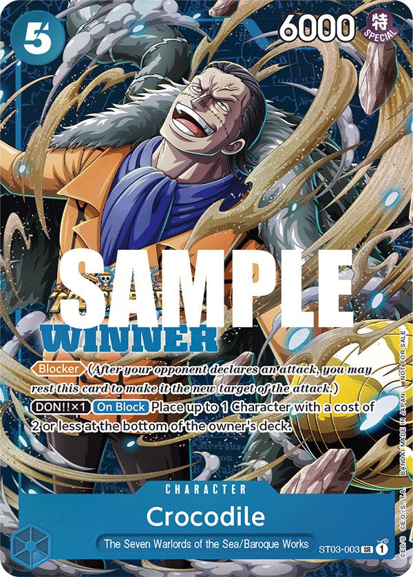 Crocodile (Winner Pack Vol. 5) [One Piece Promotion Cards] | Event Horizon Hobbies CA