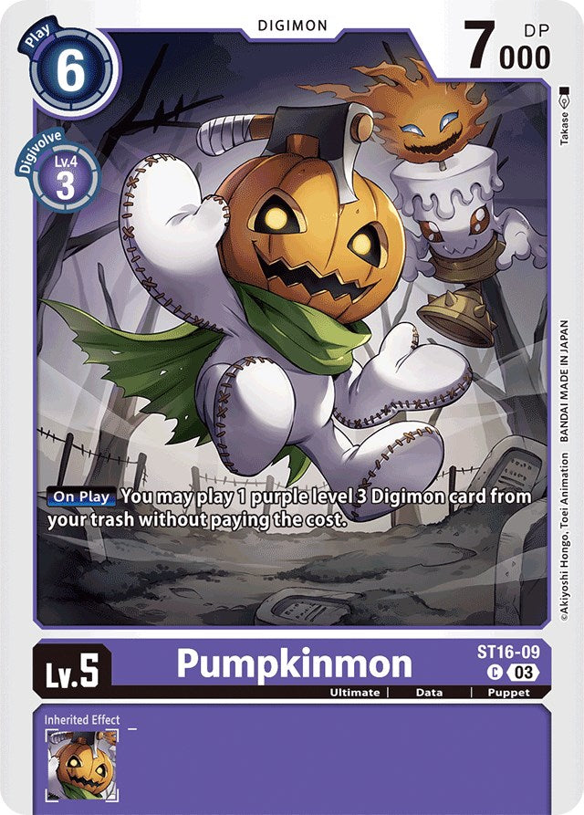 Pumpkinmon [ST16-09] [Starter Deck: Wolf of Friendship] | Event Horizon Hobbies CA