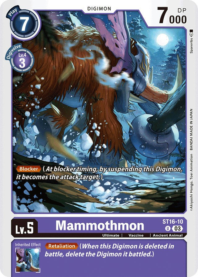 Mammothmon [ST16-10] [Starter Deck: Wolf of Friendship] | Event Horizon Hobbies CA