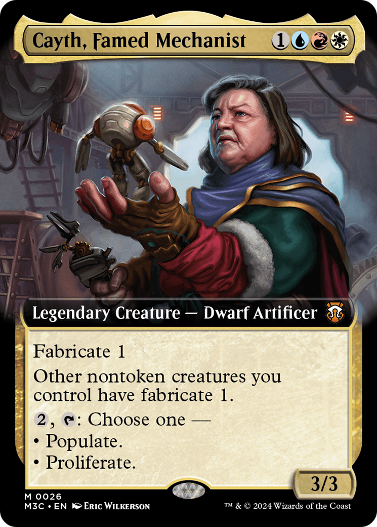 Cayth, Famed Mechanist (Extended Art) [Modern Horizons 3 Commander] | Event Horizon Hobbies CA