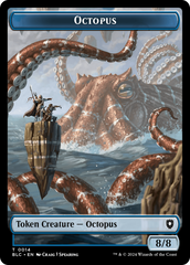 Octopus // Rabbit Double-Sided Token [Bloomburrow Commander Tokens] | Event Horizon Hobbies CA