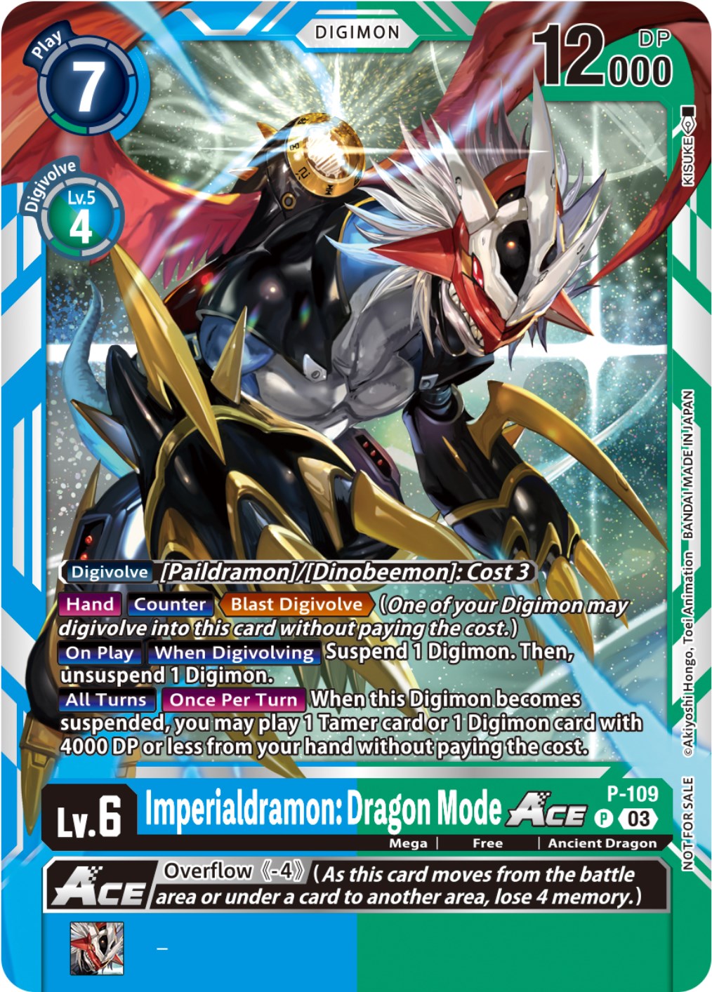 Imperialdramon: Dragon Mode Ace [P-109 ] (NYCC 2023 Demo Deck) [Promotional Cards] | Event Horizon Hobbies CA