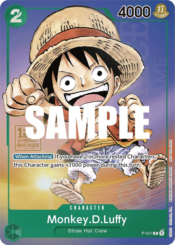 Monkey.D.Luffy (1st Anniversary Tournament) [One Piece Promotion Cards] | Event Horizon Hobbies CA