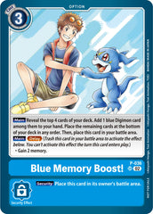 Blue Memory Boost! [P-036] (NYCC 2023 Demo Deck) [Promotional Cards] | Event Horizon Hobbies CA