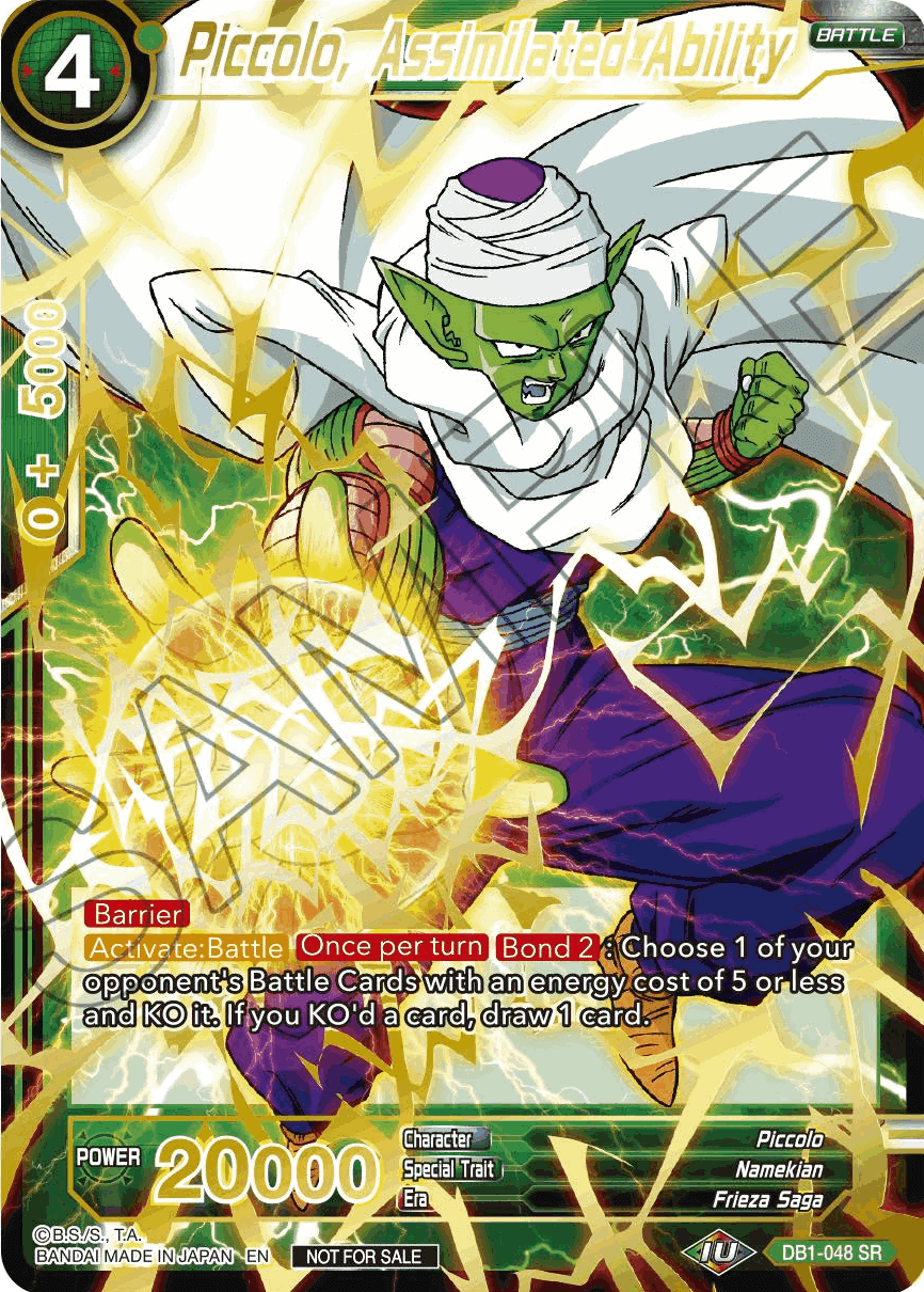 Piccolo, Assimilated Ability (Alt. Art Card Set 2023 Vol. 1) (DB1-048) [Tournament Promotion Cards] | Event Horizon Hobbies CA