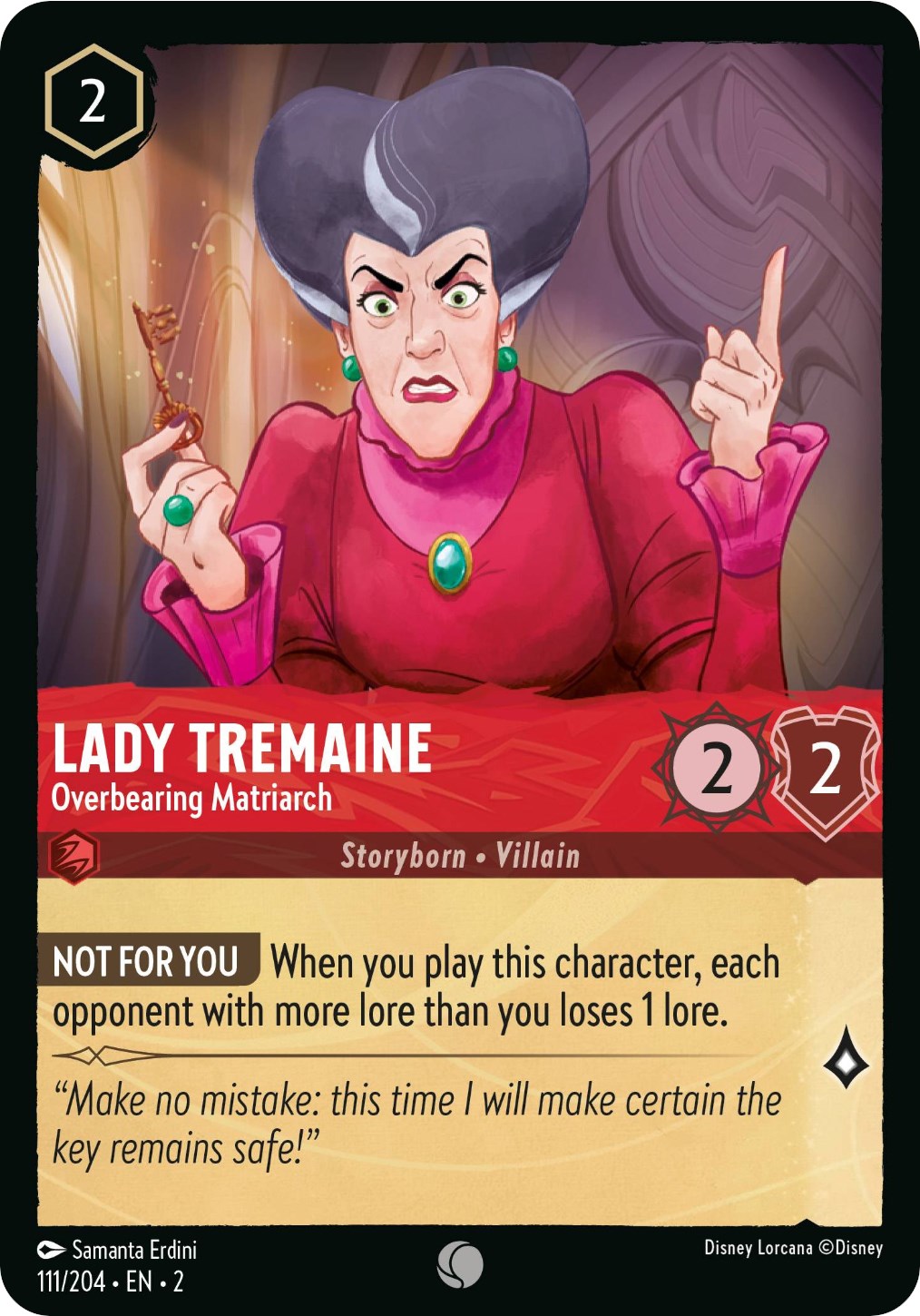 Lady Tremaine - Overbearing Matriarch (111/204) [Rise of the Floodborn] | Event Horizon Hobbies CA