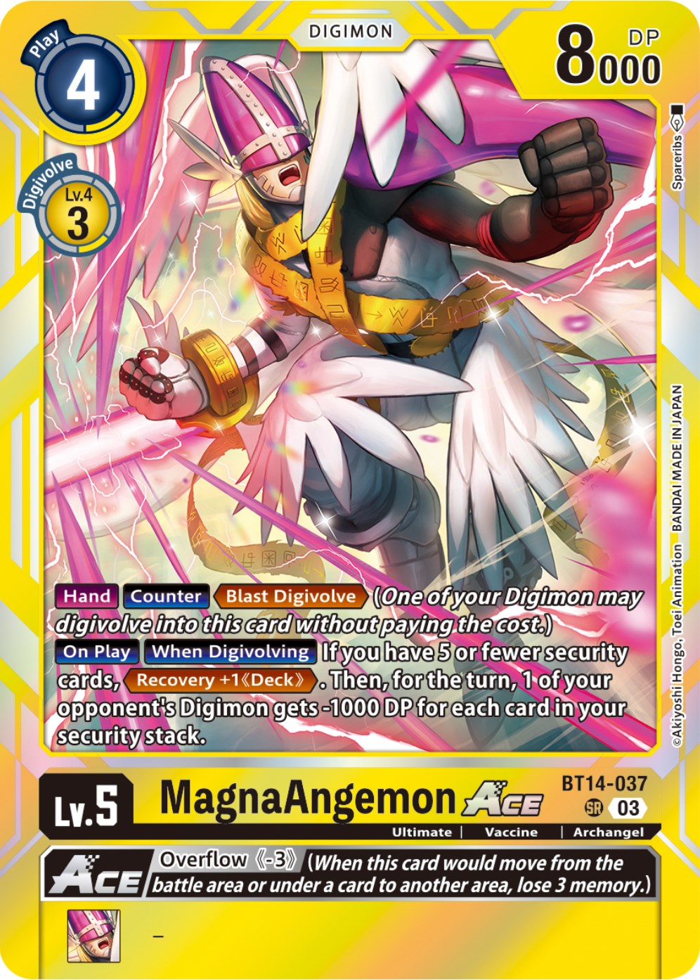 MagnaAngemon Ace [BT14-037] [Blast Ace] | Event Horizon Hobbies CA