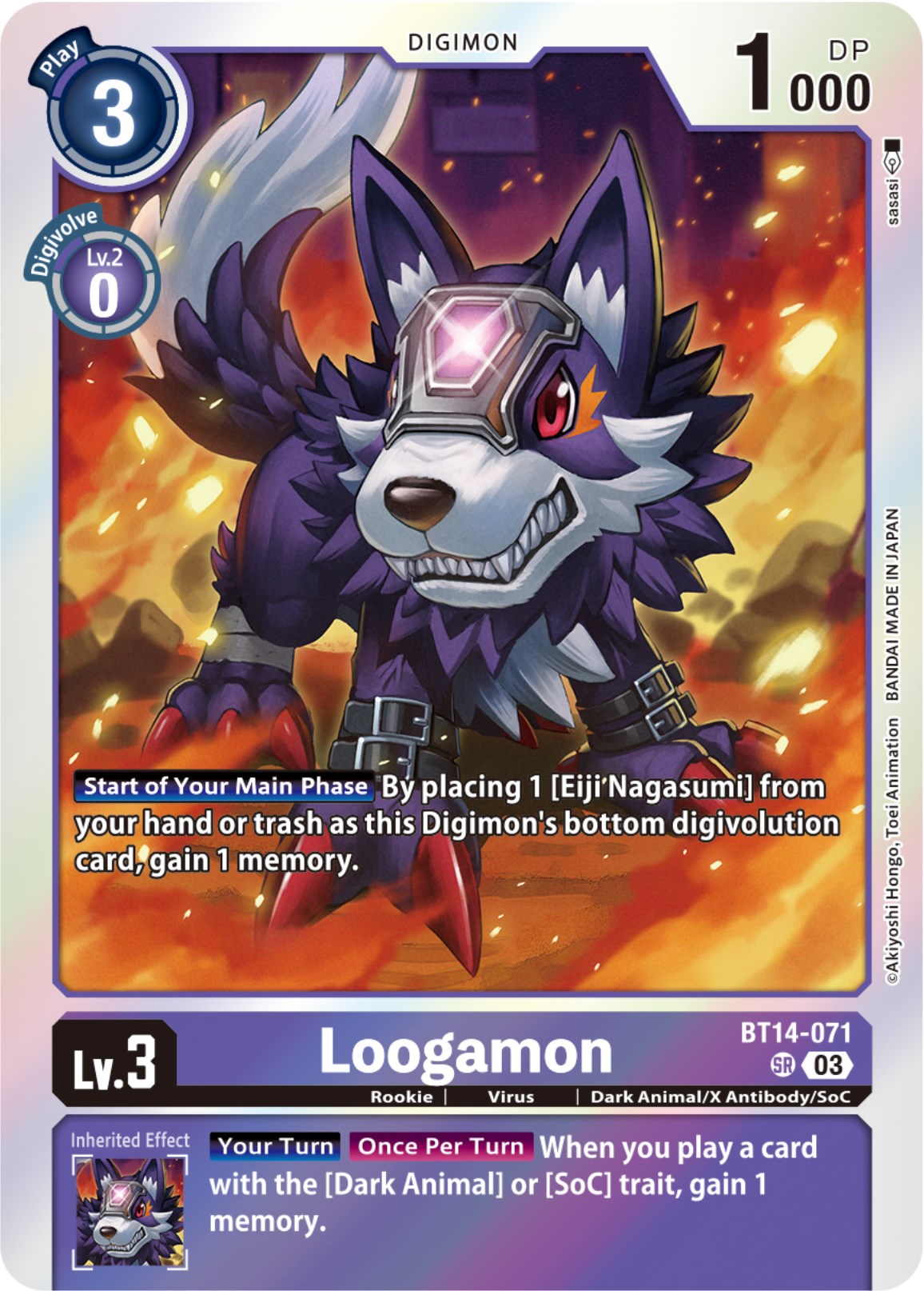 Loogamon [BT14-071] [Blast Ace] | Event Horizon Hobbies CA