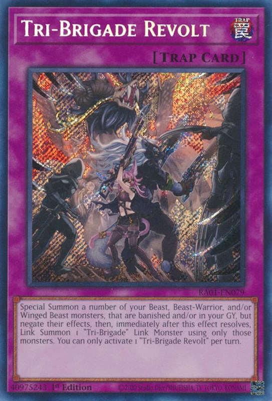 Tri-Brigade Revolt [RA01-EN079] Secret Rare | Event Horizon Hobbies CA