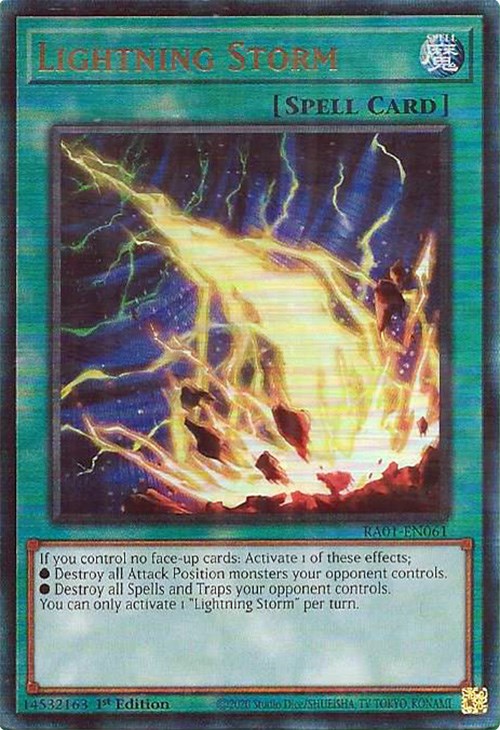 Lightning Storm [RA01-EN061] Prismatic Ultimate Rare | Event Horizon Hobbies CA