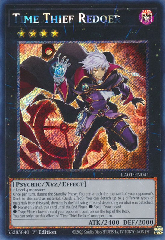 Time Thief Redoer [RA01-EN041] Platinum Secret Rare | Event Horizon Hobbies CA