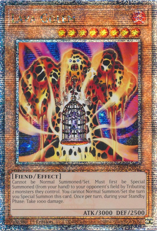 Lava Golem [RA01-EN001] Quarter Century Secret Rare | Event Horizon Hobbies CA